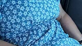 Housewife wanks in public carpark