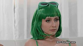 Sexy Rangers Experiencing Fun While Sharing