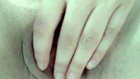 amateur babe mary masturbates her shaved pussy on webcam and cums hard