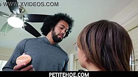 Petite maid honey hayes gives client james angel exactly what he wants in pov blowjob.