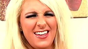 Big Tit Blonde Emilianna In Hardcore Scene On Couch