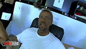 Beautiful natural redhead fucked and anal sex by two big dicks 😍