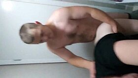 slut gets fucked in bathroom