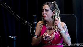 Julia Fontanelli Moments In Podcast With Bia Hot Part 2