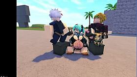 Roblox Miku Banging In Group Gangbang 😈