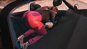 Grand Theft Auto 5 Game - Franklin Gets Hooker Service From Prostitute In Car For Sex