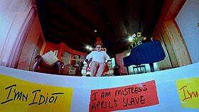 Dominatrix mistress april dominates girl from ipanema with double fisting