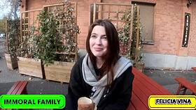 Winter wonderland foursome, does Felicia Vina get railed in Budapest?