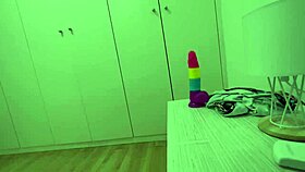 curvy latina gets bent over and creampied in bedroom roleplay