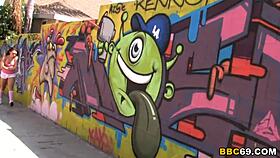 khloe kush rides extremely huge black cock