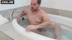 Andi rose begs her client for an anal creampie