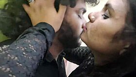 horny indian college girl sneaks to private room for boyfriend fun and moaning.