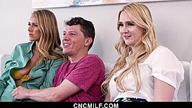 audrey madison and jasmine daze doing everything for him