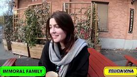 Winter wonderland foursome, does Felicia Vina get railed in Budapest?