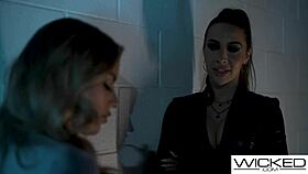 my hot nerdy big tittied gf helped me so i fucked her hard