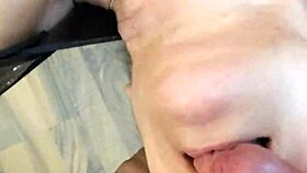 I cum in her mouth while fuck buddy takes her arse - fb1