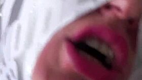 my sex doll vilja in a skin-tight zentai suit gagging on my cock 😈