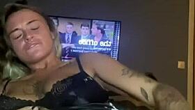 Teen goth whore fucks her tight little 18+ pussy