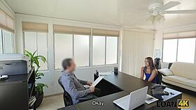 loan4k trip expensive so babe gets fucked for loan