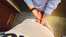 Pantyhose incident in restaurant toilet