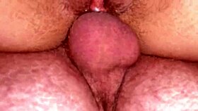 guy fucks gf in the wrong hole but she likes it and gives him permission to cum inside