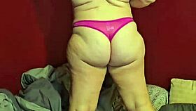 Preggo milf strips and craves fucking