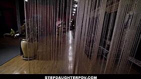 cute brunette teen pov on her birthday with charles dera