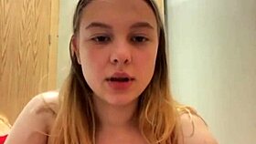 She tries first time PUBLIC MASTURBATION close up.