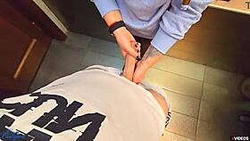 Pantyhose incident in restaurant toilet