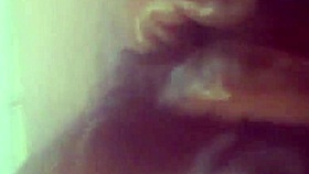 she takes a quick shower rub