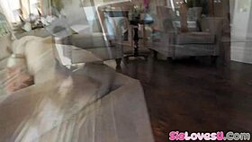 sweet stepsis show her wet pussy