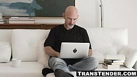 Redhead Shemale Khloe Kay Takes Massive Cock Deep