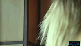 tiny russian teen blonde hot striptease and posing