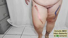 Bbw Hotwife Swinger Mary Butterfly Fucking And Dancing In Brazilian Carnaval