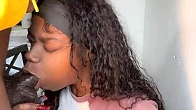 11 inch cock guy gets blowjob from evil eater keisha minaj cumshot