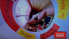 Dominatrix mistress april dominates girl from ipanema with double fisting