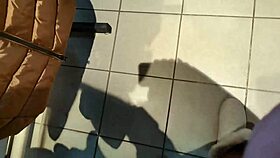 Italian Mature Woman Flashes Hairy Pussy In Changing Room