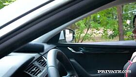 hot brunette rides cock in private thrill 😈