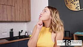 Busty Girl Mila Intensely Fingers Wet Pussy