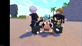 Roblox Miku Banging In Group Gangbang 😈