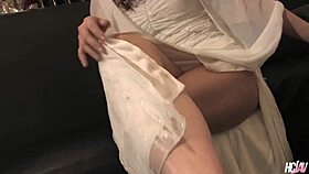 japanese babe rino mizusawa takes a load in her mouth