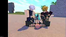 Roblox Miku Banging In Group Gangbang 😈