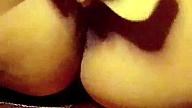 Interestingly, the young lady uses huge dildo and toys