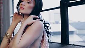 beautiful milf morgan hovanek posing in lingerie showing perfect body