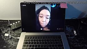 Passionate Spanish MILF actress fucks fan on webcam, Leyva Hot CTDX