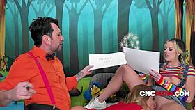 Sesame Street Gone Wild With Freeuse MILF And Big Tits Group Fucking