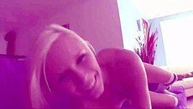 master fucks petite teen's shaved pussy and ass with big cock