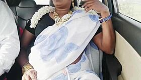 Dirty beautiful indian cute desi car romance with telugu dirty talks