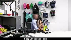 Vikki Valentine Faces Rough Punishment For Shoplifting In The Office