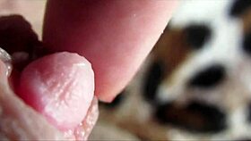 i watched as the huge clitoris had an intense orgasm in closeup